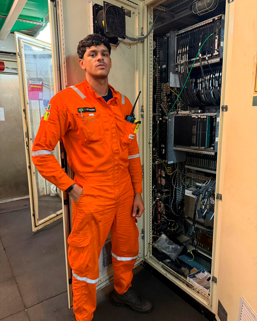 Washington na sala técnica